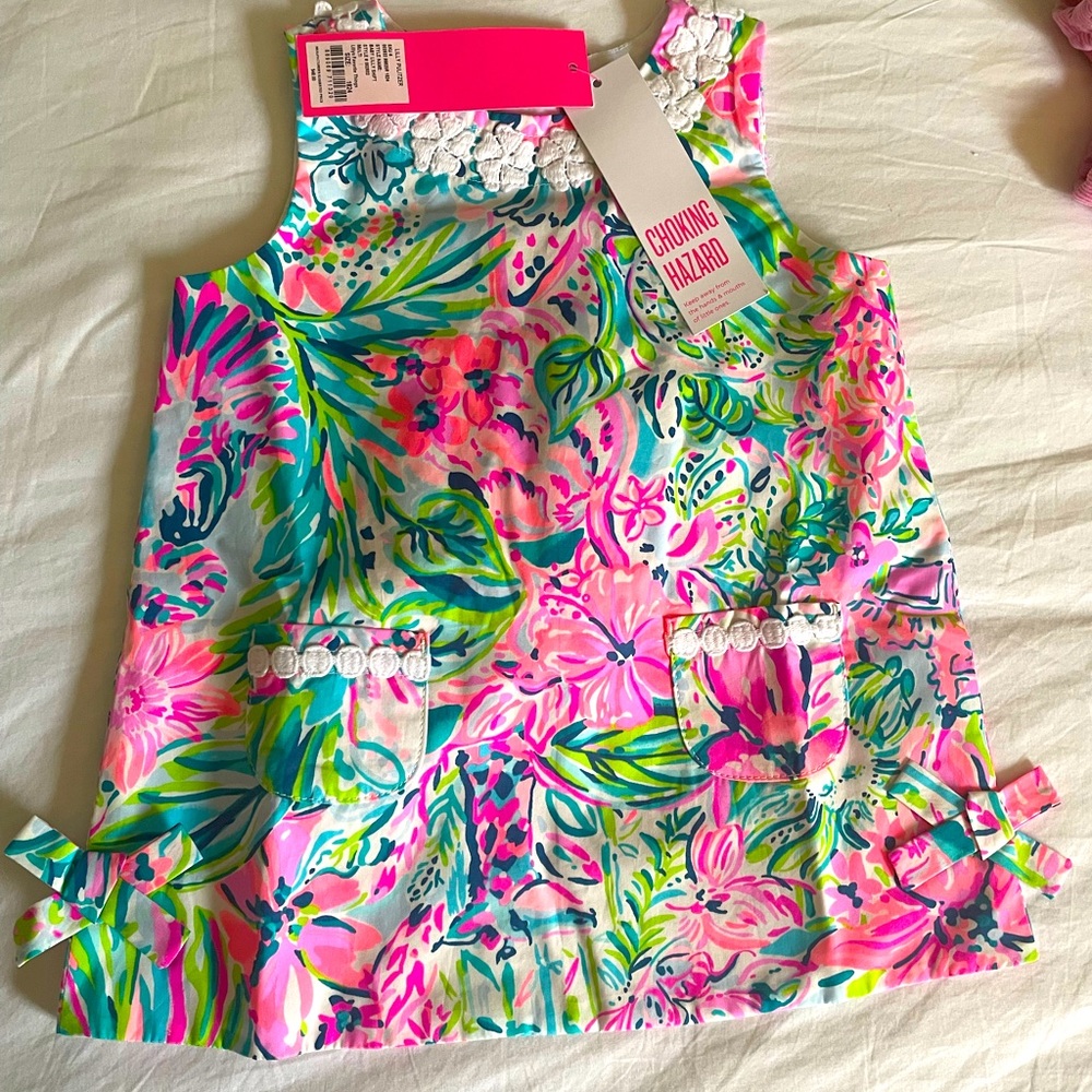 Lilly Pulitzer Baby Lilly Shift Dress, Multi Color size: 18-24 months NEW W TAGS